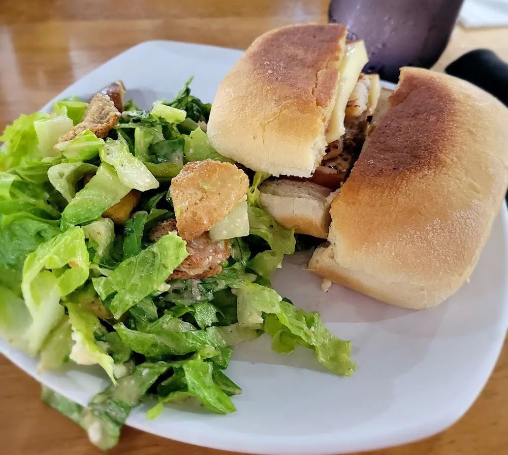 Turkey Cranberry and Caesar Salad